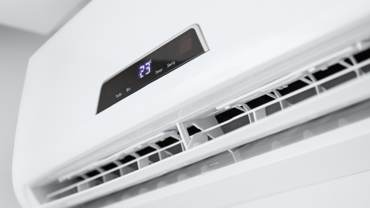 De binnenunit van een monoblock lucht-lucht warmtepomp