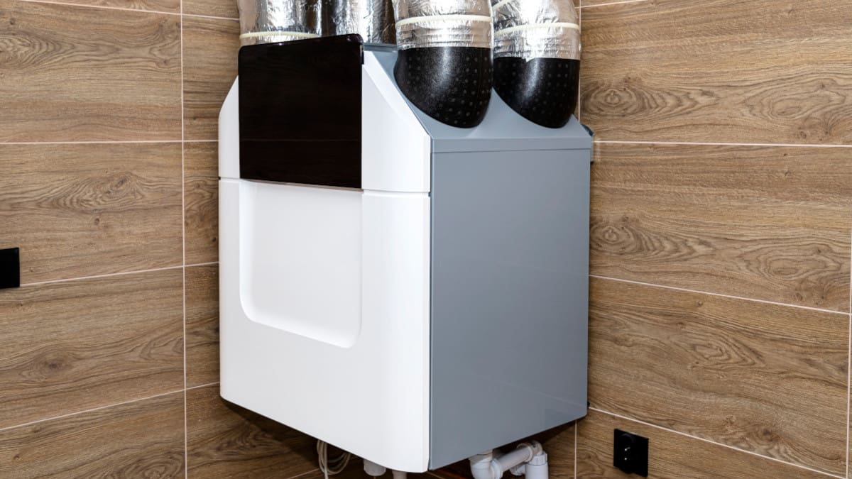 Ventilatiewarmtepomp van Bosch